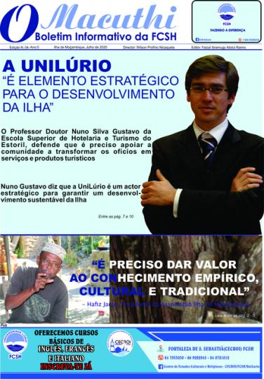 Capa do boletim Informativo da FCSH 4º edição
