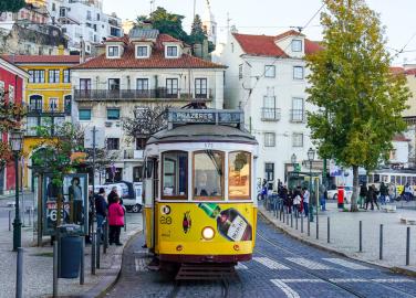 Imagem de elétrico em Lisboa