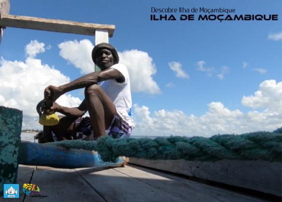 Capa de publicidade sobre a ilha de moçambique
