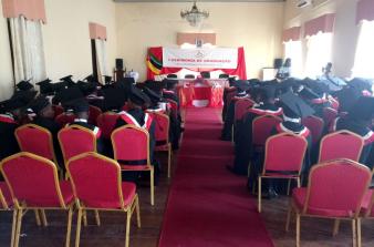 Cerimónia de graduação da Escola Profissional da Ilha de Moçambique