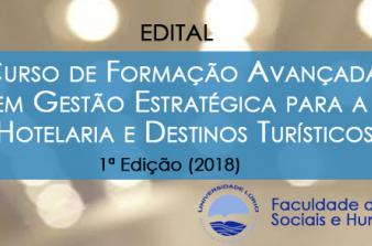 Formação Avançada em Gestão Estratégica para a Hotelaria e Destinos Turísticos