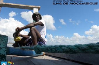 Capa de publicidade sobre a ilha de moçambique