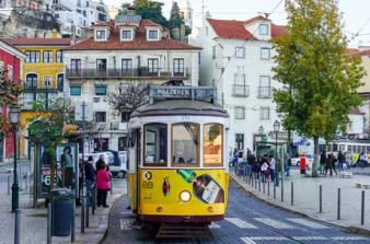 Imagem de elétrico em Lisboa