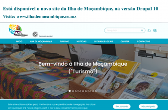 Novo site da Ilha de Moçambique