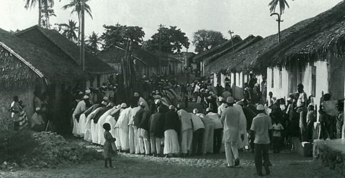 População numa vila