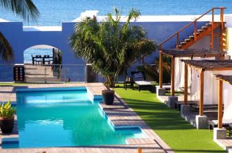 Piscina e Interior de Feitoria Boutique Hotel